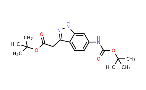 CAS 2387534-87-2 | (6-tert-Butoxycarbonylamino-1H-indazol-3-yl)-acetic acid tert-butyl ester