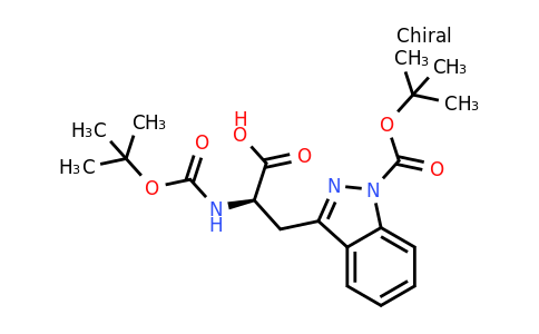 CAS 2387559-76-2 | (2R)-2-(tert-butoxycarbonylamino)-3-(1-tert-butoxycarbonylindazol-3-yl)propanoic acid