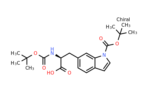 CAS 2387559-77-3 | (2S)-2-(tert-butoxycarbonylamino)-3-(1-tert-butoxycarbonylindol-6-yl)propanoic acid