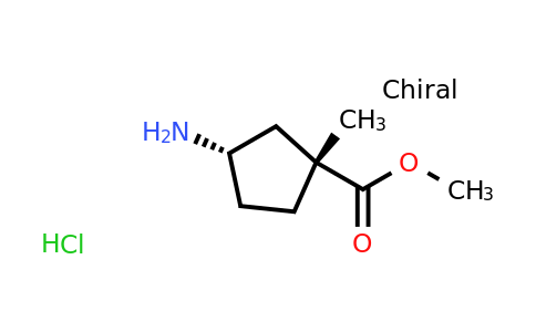 CAS 2387560-02-1 | methyl (1R,3S)-3-amino-1-methyl-cyclopentanecarboxylate hydrochloride