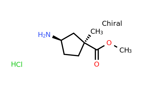 CAS 2387560-38-3 | methyl (1S,3R)-3-amino-1-methyl-cyclopentanecarboxylate hydrochloride