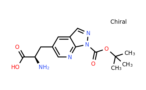 CAS 2387560-85-0 | (2R)-2-amino-3-(1-tert-butoxycarbonylpyrazolo[3,4-b]pyridin-5-yl)propanoic acid