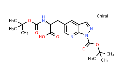 CAS 2387560-99-6 | (2R)-2-(tert-butoxycarbonylamino)-3-(1-tert-butoxycarbonylpyrazolo[3,4-b]pyridin-5-yl)propanoic acid
