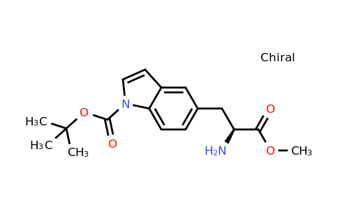 CAS 2387561-61-5 | tert-butyl 5-[(2S)-2-amino-3-methoxy-3-oxo-propyl]indole-1-carboxylate