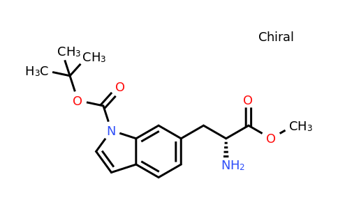 CAS 2387561-65-9 | tert-butyl 6-[(2R)-2-amino-3-methoxy-3-oxo-propyl]indole-1-carboxylate