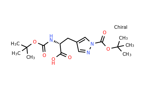 CAS 2387561-71-7 | (2R)-2-(tert-butoxycarbonylamino)-3-(1-tert-butoxycarbonylpyrazol-4-yl)propanoic acid
