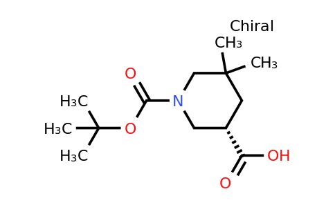 CAS 2387561-96-6 | (3S)-1-tert-butoxycarbonyl-5,5-dimethyl-piperidine-3-carboxylic acid