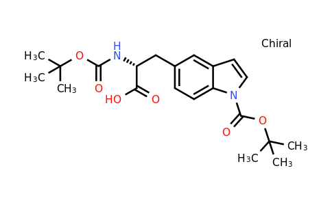 CAS 2387562-12-9 | (2R)-2-(tert-butoxycarbonylamino)-3-(1-tert-butoxycarbonylindol-5-yl)propanoic acid