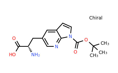 CAS 2387563-72-4 | (2S)-2-amino-3-(1-tert-butoxycarbonylpyrrolo[2,3-b]pyridin-5-yl)propanoic acid