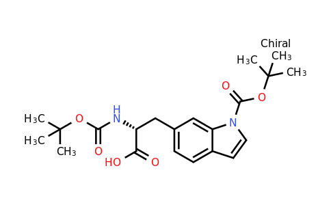 CAS 2387563-91-7 | (2R)-2-(tert-butoxycarbonylamino)-3-(1-tert-butoxycarbonylindol-6-yl)propanoic acid