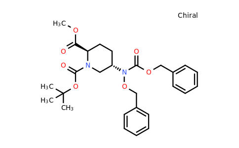 CAS 2387564-25-0 | O1-tert-butyl O2-methyl (2R,5S)-5-[benzyloxy(benzyloxycarbonyl)amino]piperidine-1,2-dicarboxylate