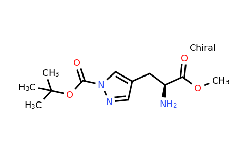 CAS 2387564-57-8 | tert-butyl 4-[(2S)-2-amino-3-methoxy-3-oxo-propyl]pyrazole-1-carboxylate