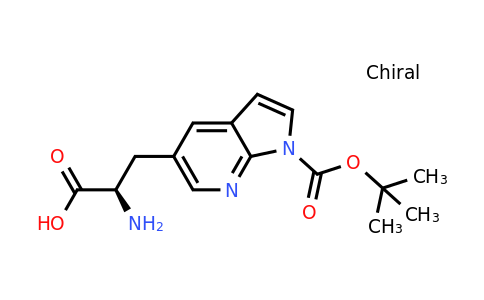 CAS 2387564-82-9 | (2R)-2-amino-3-(1-tert-butoxycarbonylpyrrolo[2,3-b]pyridin-5-yl)propanoic acid