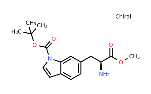 CAS 2387564-90-9 | tert-butyl 6-[(2S)-2-amino-3-methoxy-3-oxo-propyl]indole-1-carboxylate