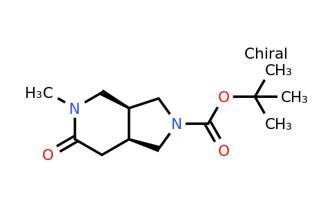 CAS 2387565-01-5 | tert-butyl (3aS,7aS)-5-methyl-6-oxo-1,3,3a,4,7,7a-hexahydropyrrolo[3,4-c]pyridine-2-carboxylate