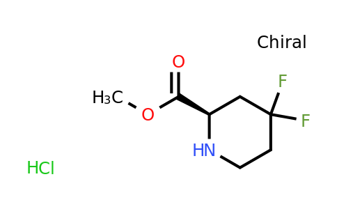 CAS 2387565-77-5 | methyl (2R)-4,4-difluoropiperidine-2-carboxylate;hydrochloride