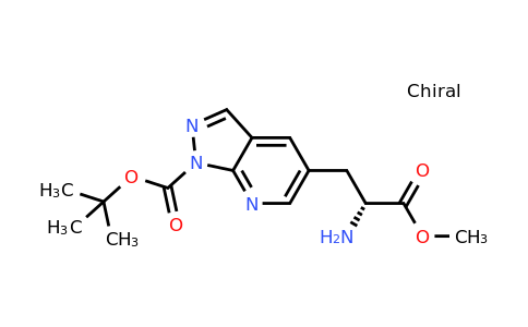 CAS 2387566-70-1 | tert-butyl 5-[(2R)-2-amino-3-methoxy-3-oxo-propyl]pyrazolo[3,4-b]pyridine-1-carboxylate