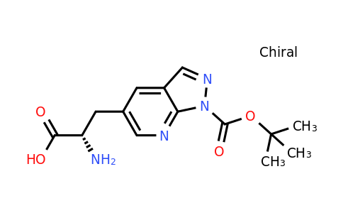 CAS 2387566-94-9 | (2S)-2-amino-3-(1-tert-butoxycarbonylpyrazolo[3,4-b]pyridin-5-yl)propanoic acid
