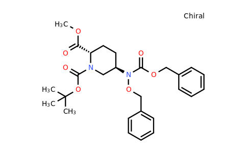 CAS 2387568-01-4 | O1-tert-butyl O2-methyl (2S,5R)-5-[benzyloxy(benzyloxycarbonyl)amino]piperidine-1,2-dicarboxylate