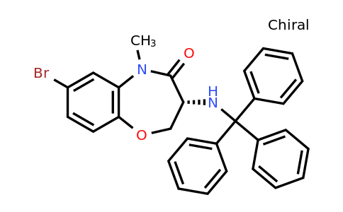 CAS 2387568-22-9 | (3R)-7-bromo-5-methyl-3-(tritylamino)-2,3-dihydro-1,5-benzoxazepin-4-one
