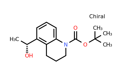 CAS 2387569-44-8 | tert-butyl 5-[(1R)-1-hydroxyethyl]-3,4-dihydro-2H-quinoline-1-carboxylate