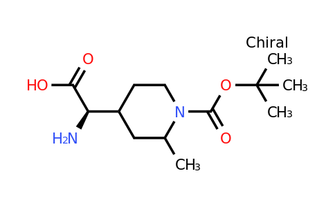 CAS 2387585-40-0 | (2R)-2-amino-2-(1-tert-butoxycarbonyl-2-methyl-4-piperidyl)acetic acid