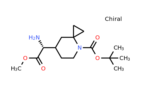 CAS 2387585-41-1 | tert-butyl 7-[(1R)-1-amino-2-methoxy-2-oxo-ethyl]-4-azaspiro[2.5]octane-4-carboxylate