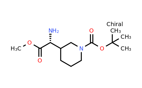 CAS 2387585-42-2 | tert-butyl 3-[(1R)-1-amino-2-methoxy-2-oxo-ethyl]piperidine-1-carboxylate