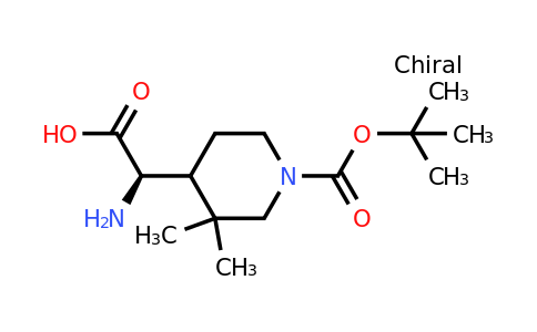 CAS 2387585-49-9 | (2R)-2-amino-2-(1-tert-butoxycarbonyl-3,3-dimethyl-4-piperidyl)acetic acid