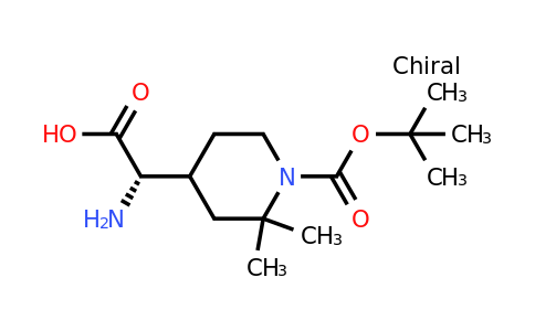 CAS 2387585-50-2 | (2S)-2-amino-2-(1-tert-butoxycarbonyl-2,2-dimethyl-4-piperidyl)acetic acid