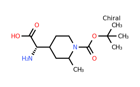 CAS 2387585-51-3 | (2S)-2-amino-2-(1-tert-butoxycarbonyl-2-methyl-4-piperidyl)acetic acid