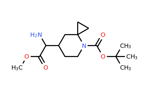 CAS 2387594-66-1 | tert-butyl 7-(1-amino-2-methoxy-2-oxo-ethyl)-4-azaspiro[2.5]octane-4-carboxylate