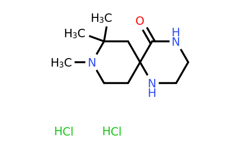 CAS 2387594-82-1 | 9,10,10-trimethyl-1,4,9-triazaspiro[5.5]undecan-5-one;dihydrochloride