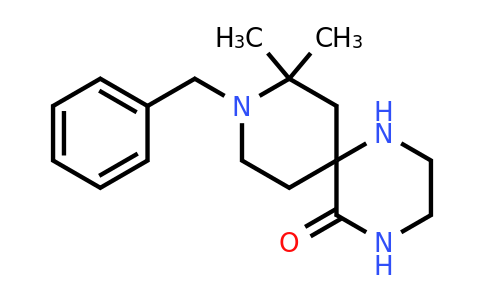CAS 2387594-97-8 | 9-benzyl-10,10-dimethyl-1,4,9-triazaspiro[5.5]undecan-5-one