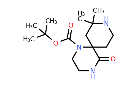 CAS 2387595-07-3 | tert-butyl 10,10-dimethyl-5-oxo-1,4,9-triazaspiro[5.5]undecane-1-carboxylate
