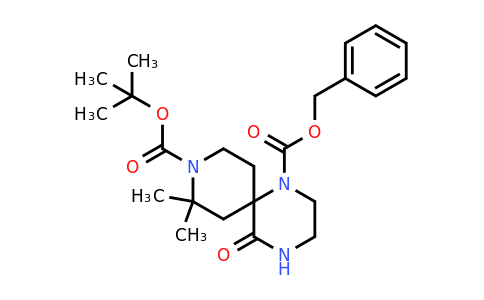 CAS 2387595-15-3 | O1-benzyl O9-tert-butyl 10,10-dimethyl-5-oxo-1,4,9-triazaspiro[5.5]undecane-1,9-dicarboxylate