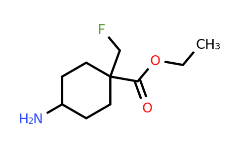 CAS 2387595-35-7 | ethyl 4-amino-1-(fluoromethyl)cyclohexanecarboxylate