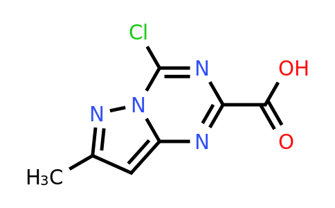 CAS 2387595-97-1 | 4-chloro-7-methyl-pyrazolo[1,5-a][1,3,5]triazine-2-carboxylic acid