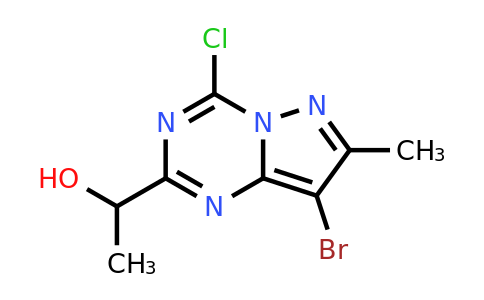 CAS 2387596-11-2 | 1-(8-bromo-4-chloro-7-methyl-pyrazolo[1,5-a][1,3,5]triazin-2-yl)ethanol