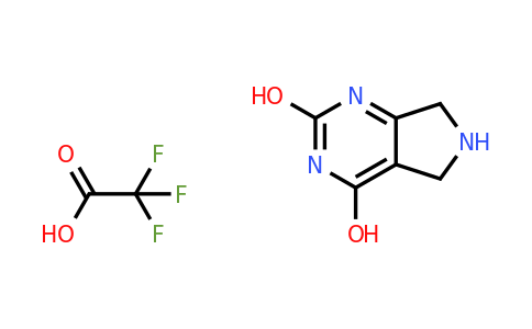 CAS 2387597-16-0 | 6,7-dihydro-5H-pyrrolo[3,4-d]pyrimidine-2,4-diol;2,2,2-trifluoroacetic acid