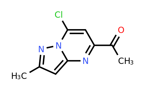 CAS 2387598-32-3 | 1-(7-chloro-2-methyl-pyrazolo[1,5-a]pyrimidin-5-yl)ethanone