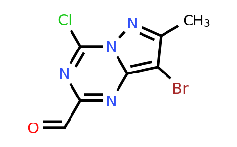 CAS 2387598-47-0 | 8-bromo-4-chloro-7-methyl-pyrazolo[1,5-a][1,3,5]triazine-2-carbaldehyde