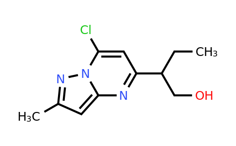 CAS 2387599-35-9 | 2-(7-chloro-2-methyl-pyrazolo[1,5-a]pyrimidin-5-yl)butan-1-ol