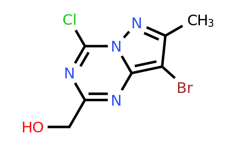 CAS 2387599-46-2 | (8-bromo-4-chloro-7-methyl-pyrazolo[1,5-a][1,3,5]triazin-2-yl)methanol