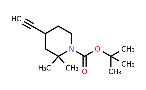 CAS 2387600-09-9 | tert-butyl 4-ethynyl-2,2-dimethyl-piperidine-1-carboxylate