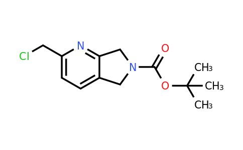 CAS 2387600-56-6 | tert-butyl 2-(chloromethyl)-5,7-dihydropyrrolo[3,4-b]pyridine-6-carboxylate