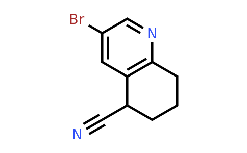 CAS 2387601-23-0 | 3-bromo-5,6,7,8-tetrahydroquinoline-5-carbonitrile