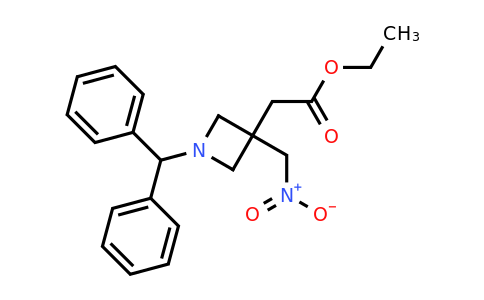 CAS 2387601-33-2 | ethyl 2-[1-benzhydryl-3-(nitromethyl)azetidin-3-yl]acetate