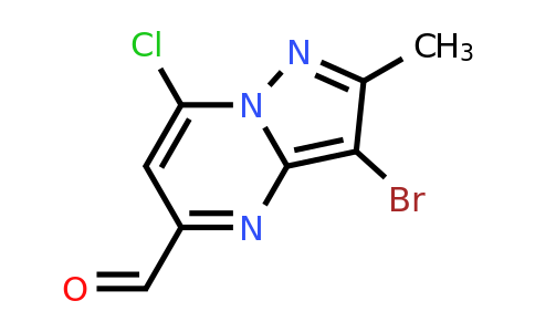 CAS 2387601-53-6 | 3-bromo-7-chloro-2-methyl-pyrazolo[1,5-a]pyrimidine-5-carbaldehyde
