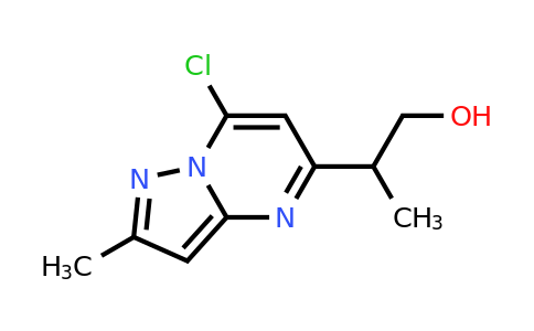 CAS 2387601-60-5 | 2-(7-chloro-2-methyl-pyrazolo[1,5-a]pyrimidin-5-yl)propan-1-ol